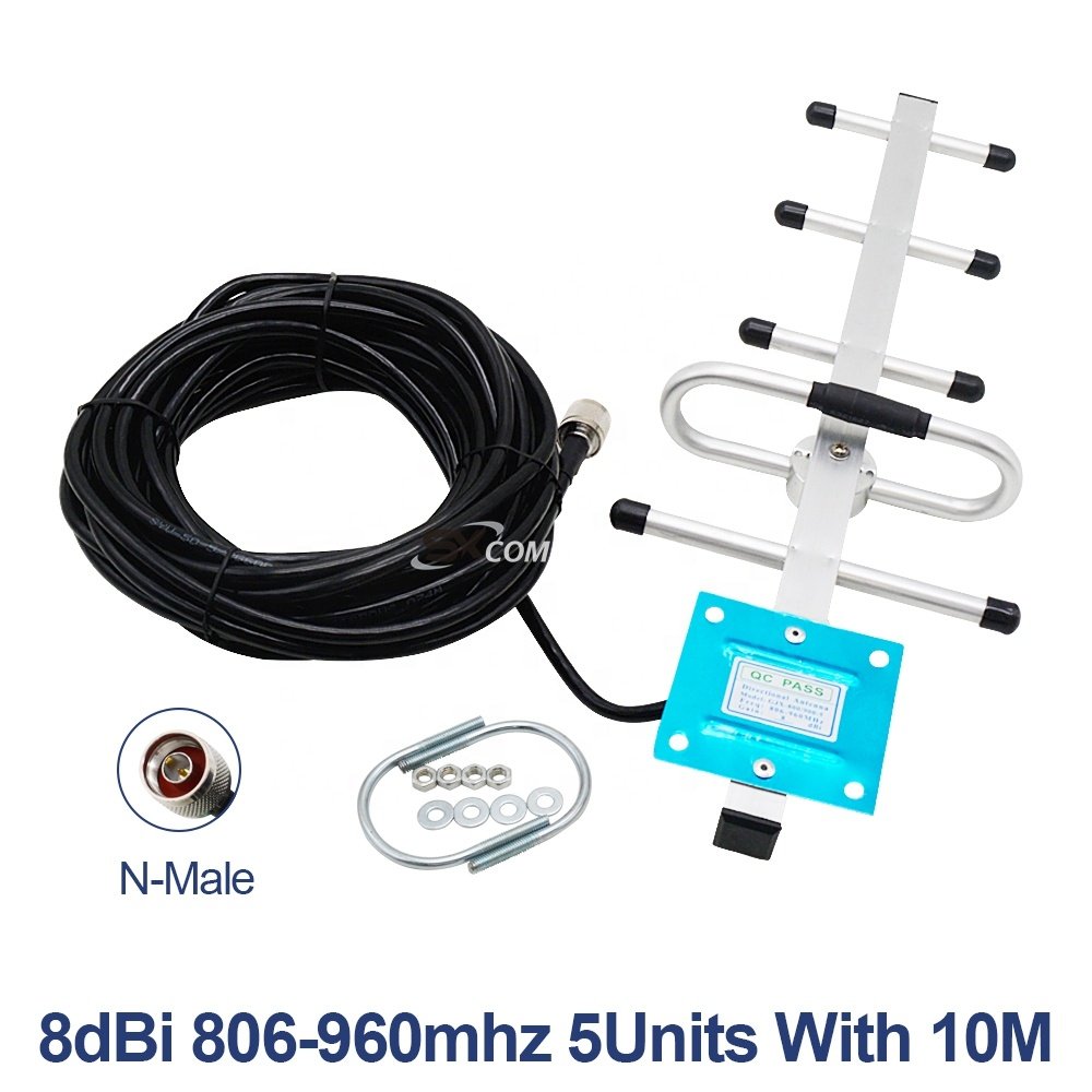 Fullset 2G GSM 900 Mhz Repeater 3G Celular MOBILE PHONE Signal Repeater Booster,900MHz GSM Amplifier + Yagi Antenna
